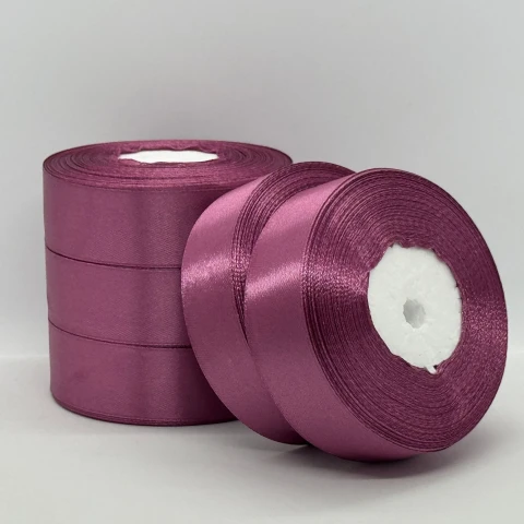 Атласна стрічка 2.5 см (33 м.), 171 сливовий