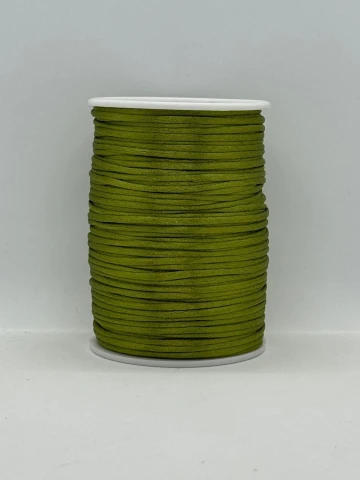 Шнур атласний корсетний 2.3 мм (100 ярдів/91,44 м.), 42 хакі