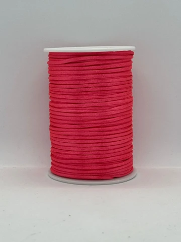Шнур атласний корсетний 2.3 мм (100 ярдів/91,44 м.), 58 кораловий