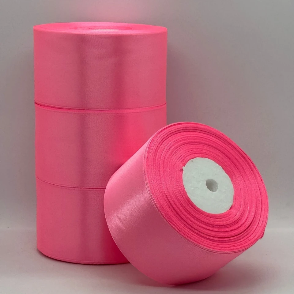 Атласна стрічка 5 см (33 м.), 05 барбі