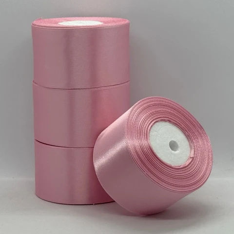 Атласна стрічка 5 см (33 м.), 135 лаванда рожева