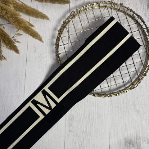 Трикотажний пояс довяз Мода (8.5см*90 см), чорний