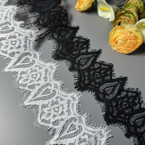 Мереживо французьке «Шепіт мережива» 11 см. (купон 3 м.), теплий білий