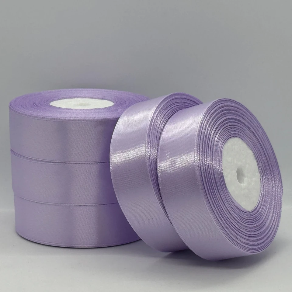 Атласна стрічка 2.5 см (33 м.), 141 бузковий