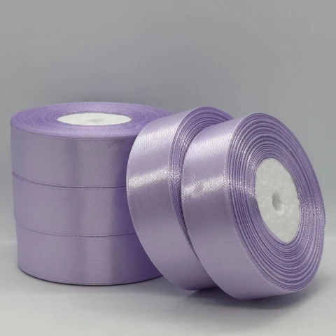 Атласна стрічка 2.5 см (33 м.), 141 бузковий