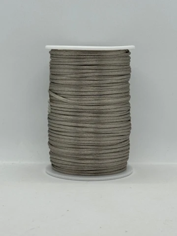 Шнур атласний корсетний 2.3 мм (100 ярдів/91,44 м.), 67 темний сірий