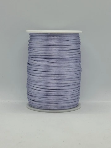 Шнур атласний корсетний 2.3 мм (100 ярдів/91,44 м.), 99 світлий фіолетовий