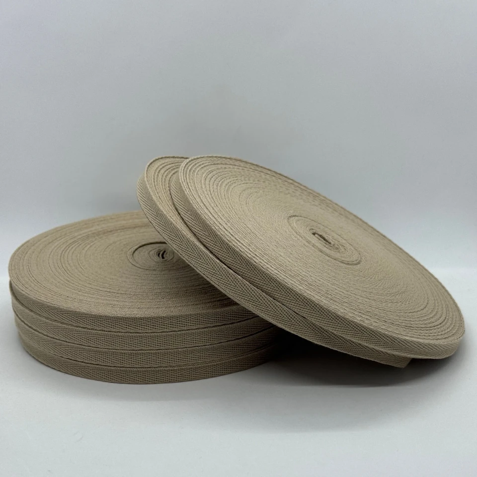 Кіперна стрічка 1 см (40м.), 2201 темно жовто-брунатний