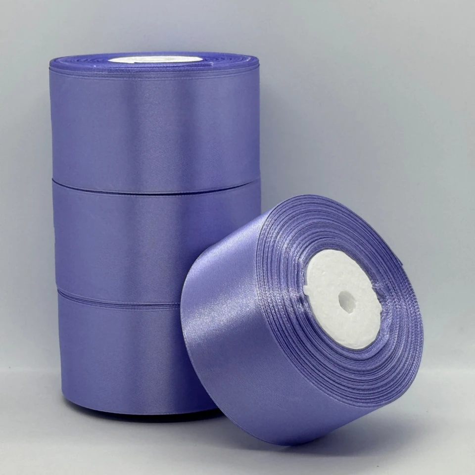 Атласна стрічка 5 см (33 м.), 191 фіалковий