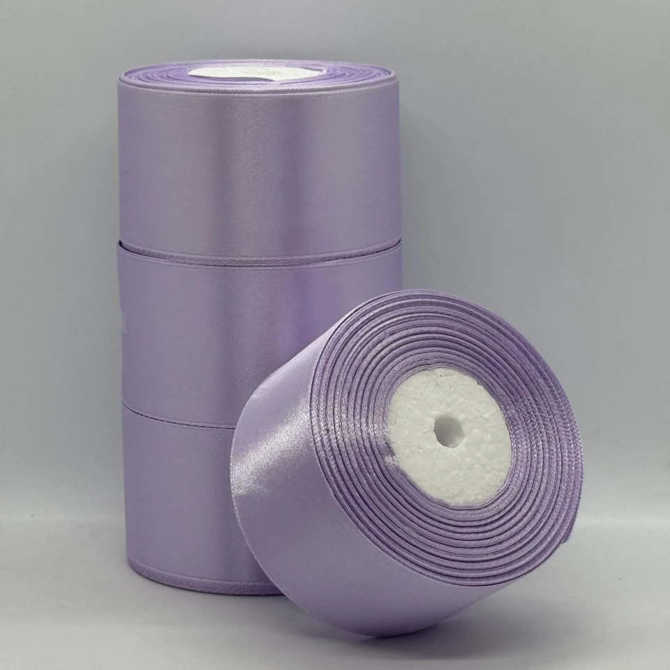 Атласна стрічка 5 см (33 м.), 141 бузковий