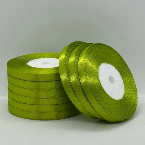 Атласна стрічка 0.6 см (33 м.), 184 олива