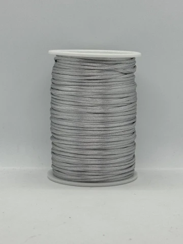 Шнур атласний корсетний 2.3 мм (100 ярдів/91,44 м.), 68 світло сірий