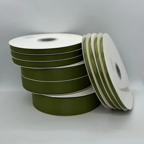 Стрічка репс 0.65 см (100 ярдів/91 м.), 1246 світлий хакі