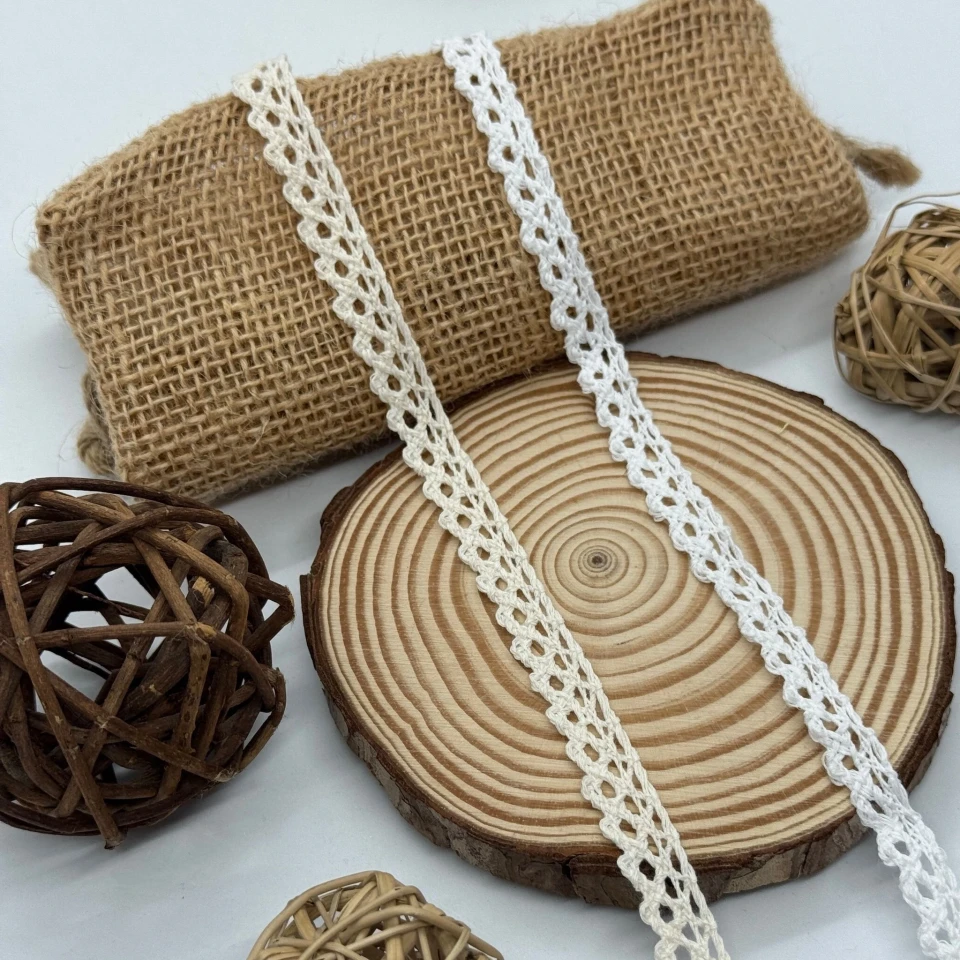 Мереживо макраме "Небесна ніжність"1,5 см(1 м.), білий