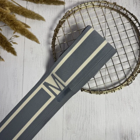 Трикотажний пояс довяз Мода (8.5см*90 см), світлий сірий