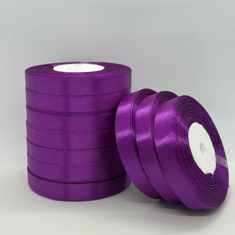 Атласна стрічка 1.2 см (33 м.), 29 ліловий