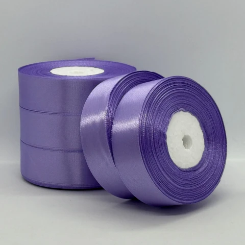 Атласна стрічка 2.5 см (33 м.), 21 сапфіровий