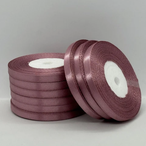 Атласна стрічка 0.6 см (33 м.), 91 пудровий