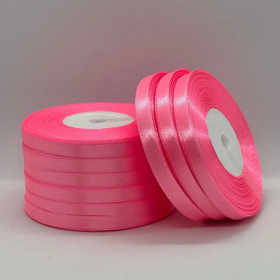 Атласна стрічка 0.6 см (33 м.), 05 барбі