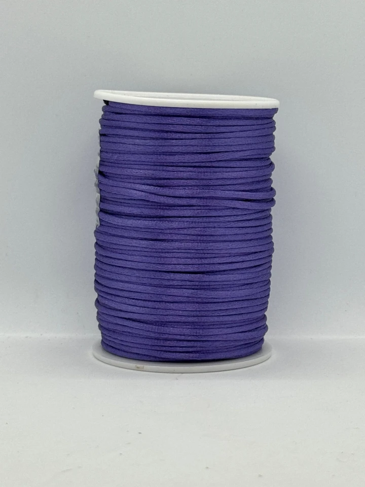 Шнур атласний корсетний 2.3 мм (100 ярдів/91,44 м.), 64 фіолетовий