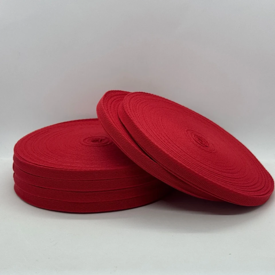 Кіперна стрічка 1 см (40м.), 2211 червоний