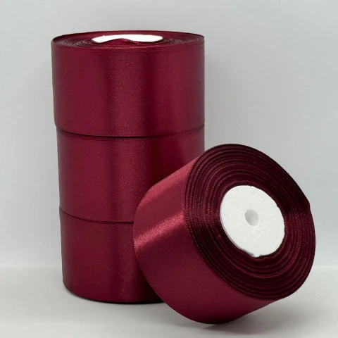 Атласна стрічка 5 см (33 м.), 165 сангрія