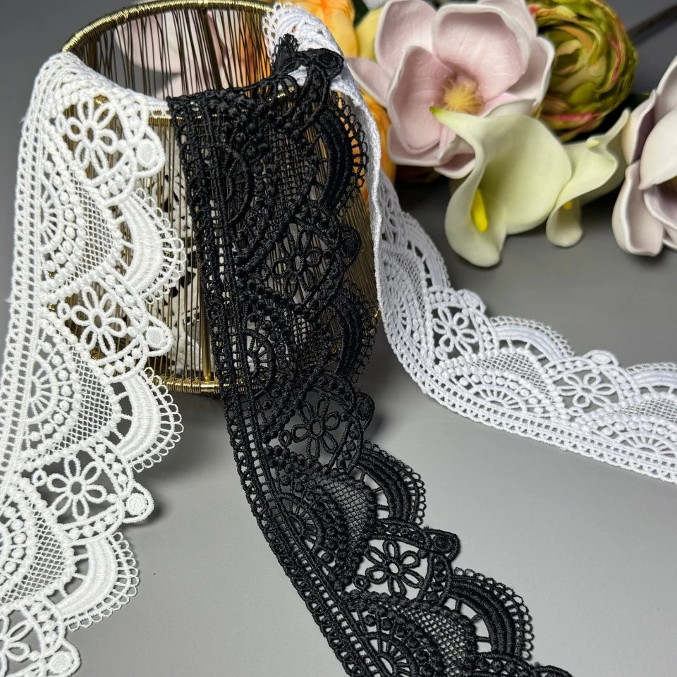 Мереживо поліестер ВВ"Арт візія" 6 см.(1 м.), білий