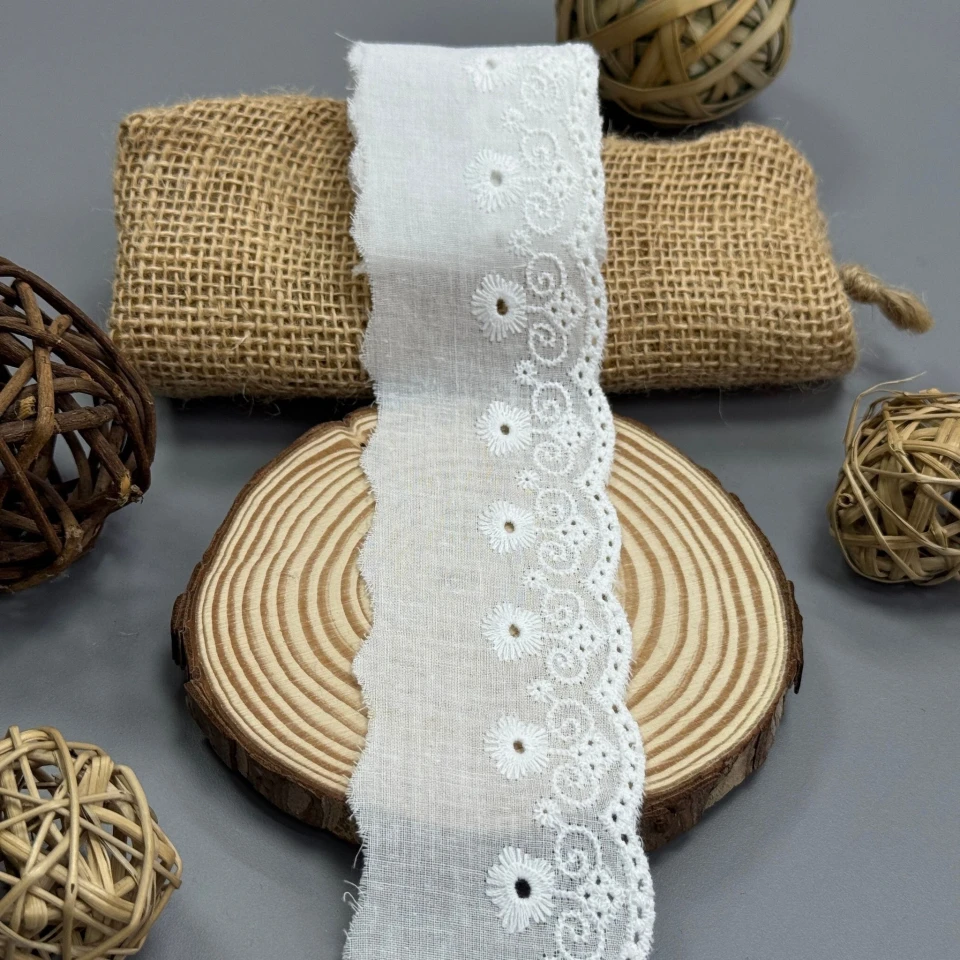 Мереживо прошва  "Стиль у русі" (1 м.), Білий