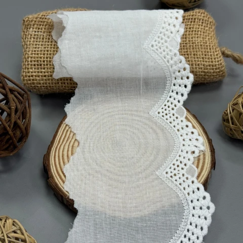 Мереживо прошва "Магія мережива" 10 см (1 м.), Білий