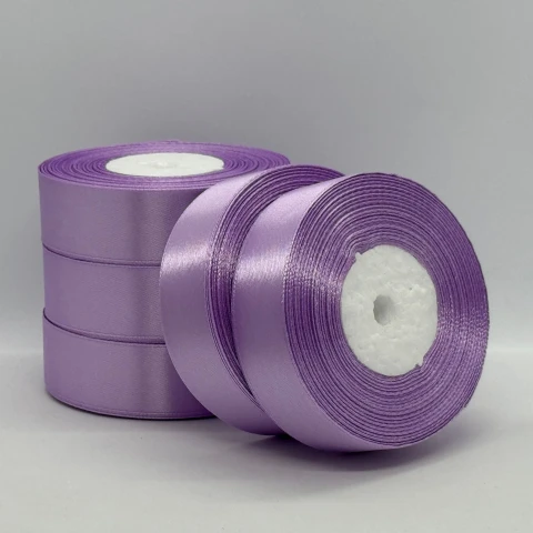Атласна стрічка 2.5 см (33 м.), 45 фіолетовий