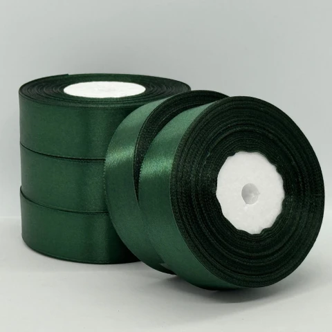 Атласна стрічка 2.5 см (33 м.), 128 зелений цитрус