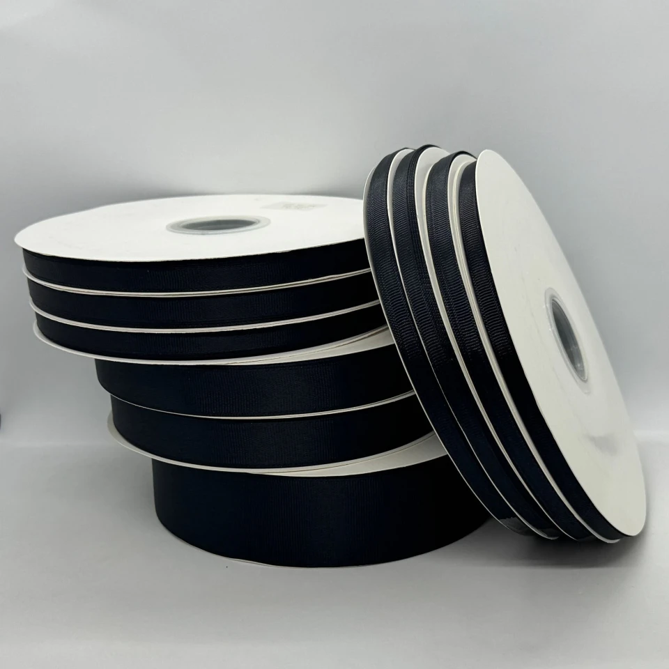 Стрічка репс 0.65 см (100 ярдів/91 м.), 1039 чорний