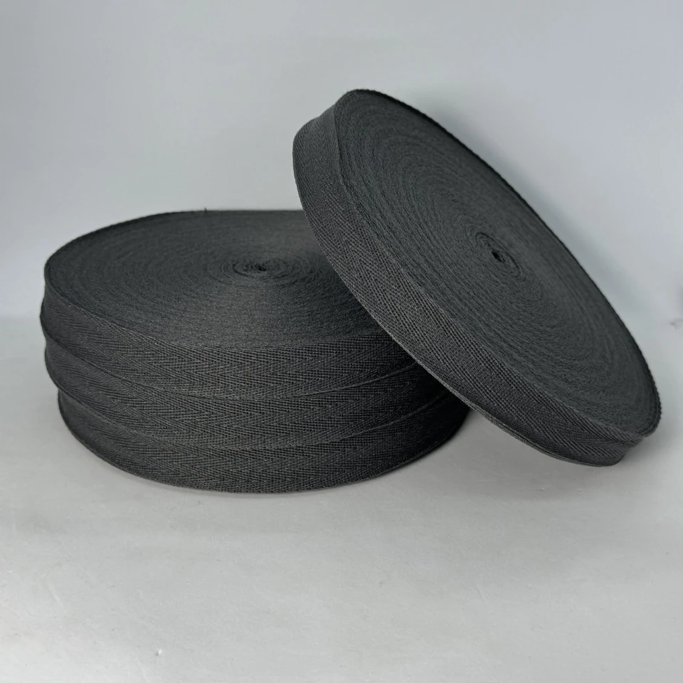 Кіперна стрічка 2 см (40м.), 2259 сірий графіт