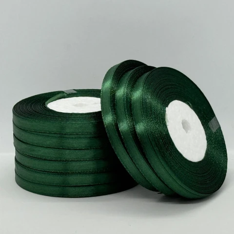 Атласна стрічка 0.6 см (33 м.), 128 зелений цитрус