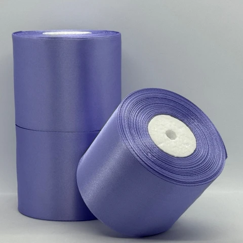 Атласна стрічка 7.5 см (33 м.), 191фіалковий