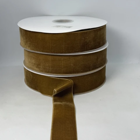 Оксамитова стрічка 3.8 см (25 ярдів/22,75 м.), 86 бронзовий