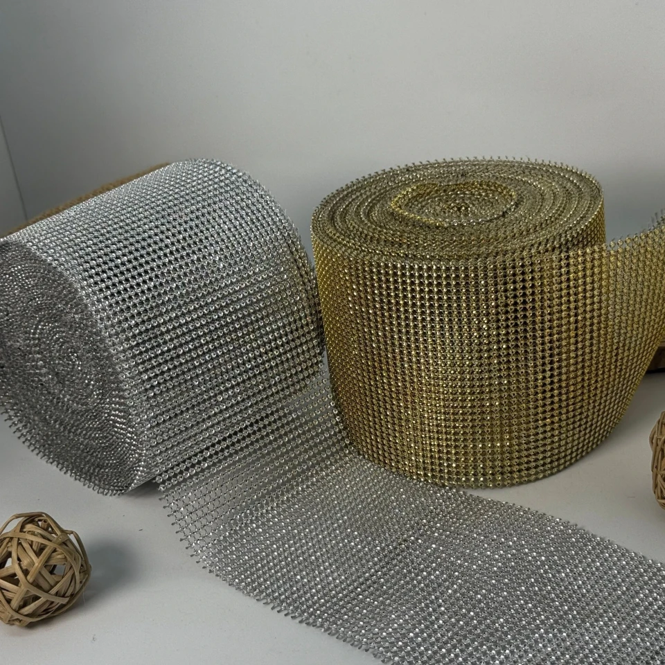 Тасьма імітація 32 ряда 10 см (10 ярдів/9,14 м.), золото