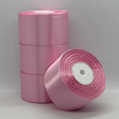 Атласна стрічка 5 см (33 м.), 93 світло рожевий