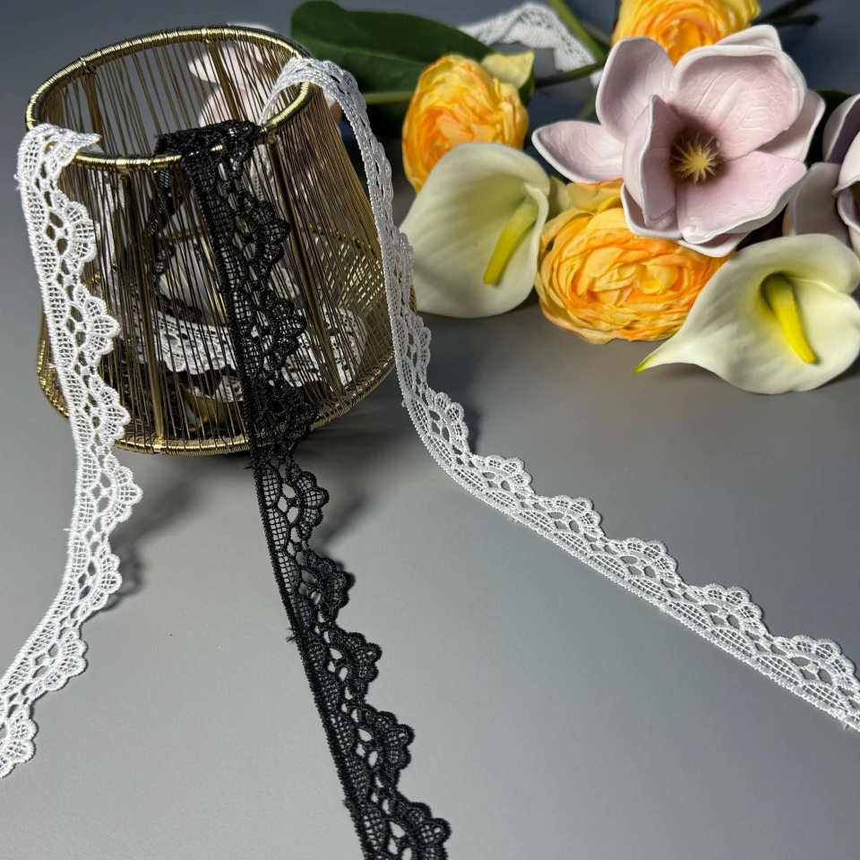 Мереживо поліестер ВВ"Шовковий ритм" 2 см.(1 м.), білий