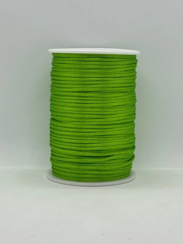 Шнур атласний корсетний 2.3 мм (100 ярдів/91,44 м.), 51 зелена спаржа