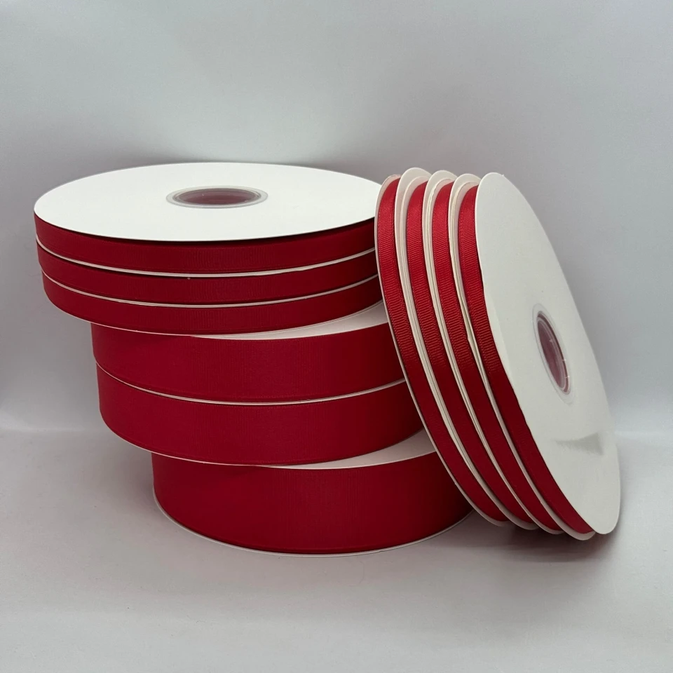 Стрічка репс 2,5 см (100 ярдів/91 м.), 1133 червоний