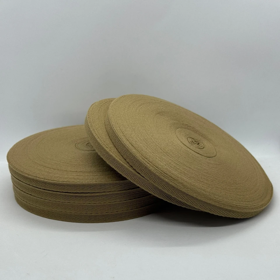 Кіперна стрічка 1 см (40м.), 2186 блідо-брунатний