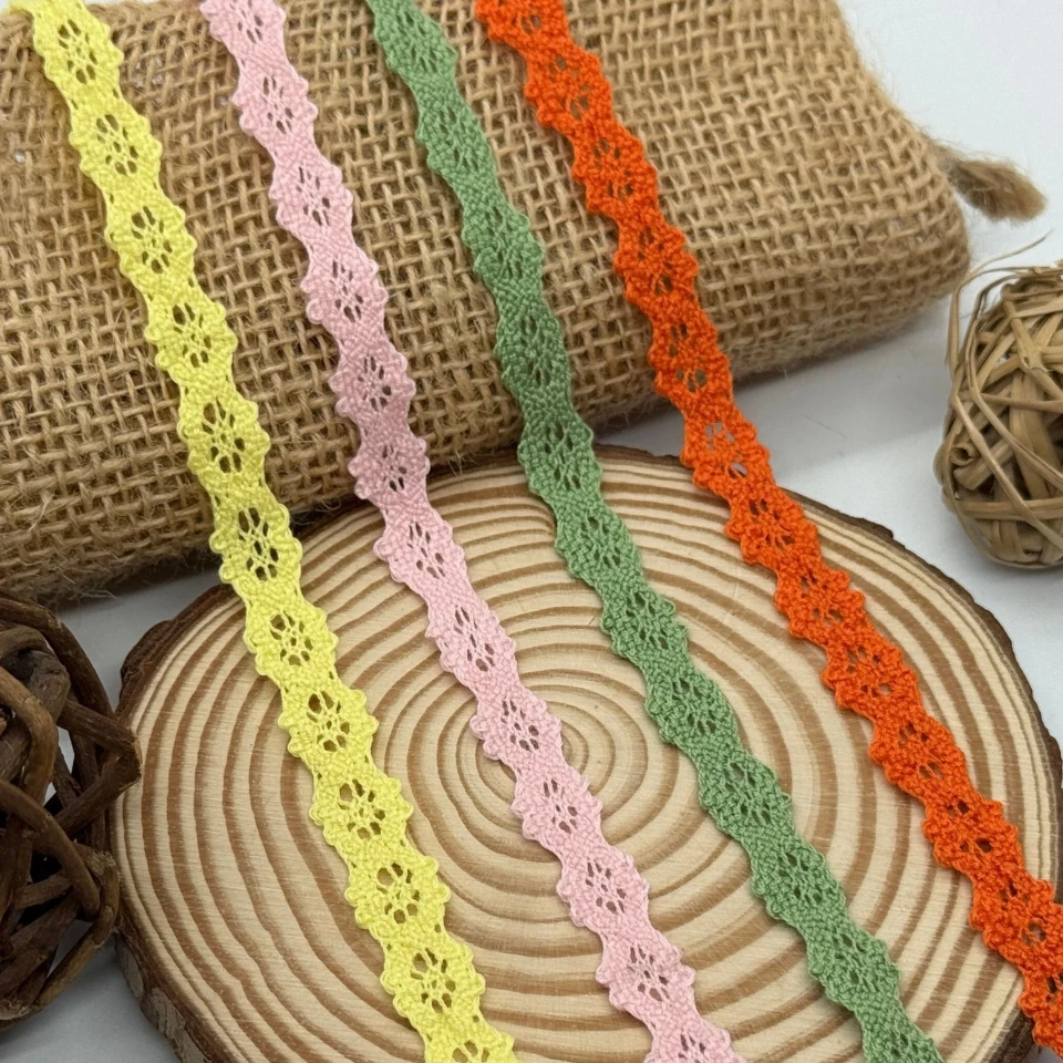 Мереживо макраме "Танець світла" 1 см. (1м.), жовтий