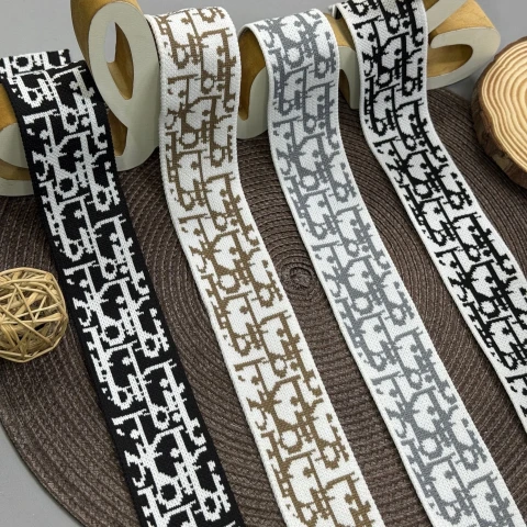 Трикотажний лампас Дарія 4 см (1 м), C:1 світло бежевий