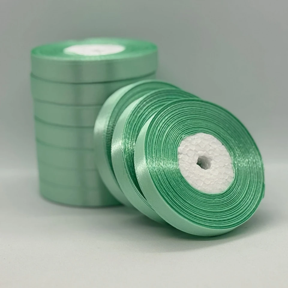 Атласна стрічка 1.2 см (33 м.), 181 мята