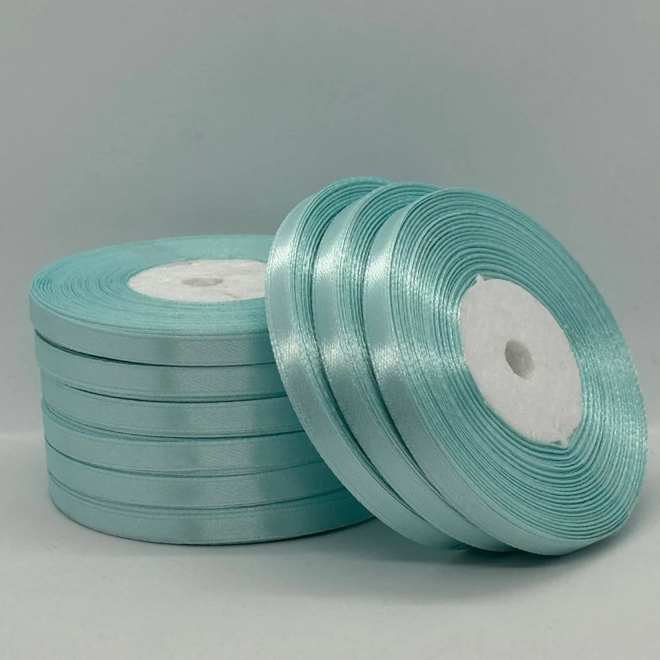 Атласна стрічка 0.6 см (33 м.), 11 нептун