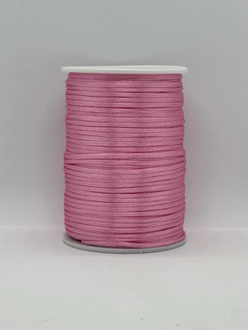 Шнур атласний корсетний 2.3 мм (100 ярдів/91,44 м.), 79 рожева пудра