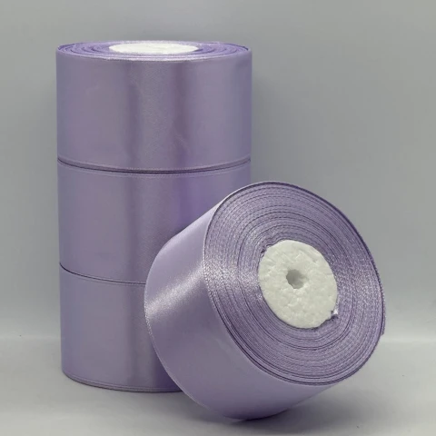 Атласна стрічка 5 см (33 м.), 44 світлий бузок