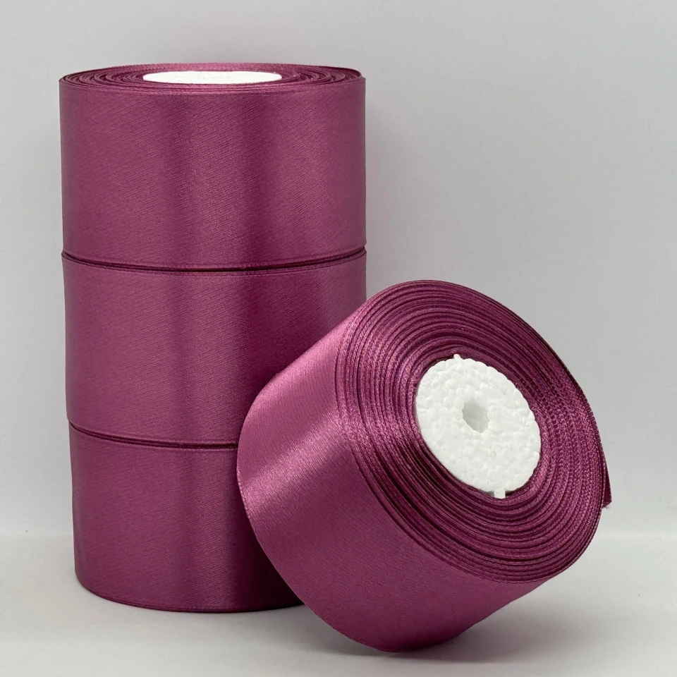 Атласна стрічка 5 см (33 м.), 171 сливовий