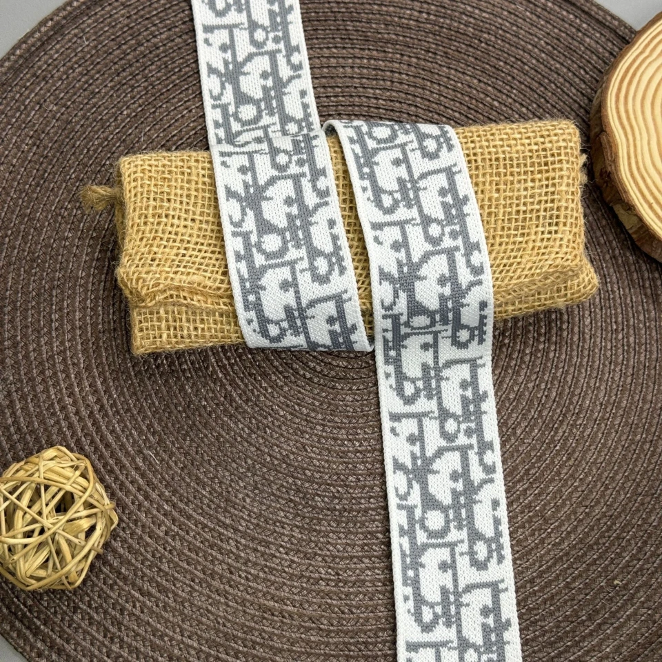 Трикотажний лампас Дарія 4 см (1 м), C:5 світло сірий